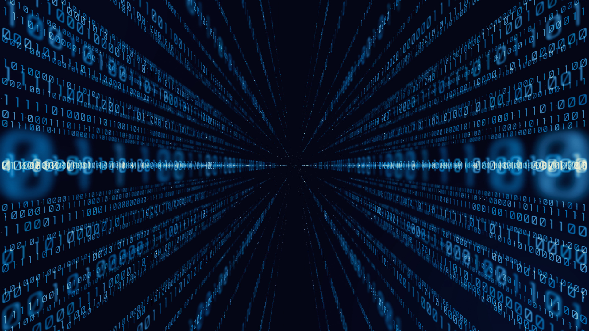 Digital binary code concept.